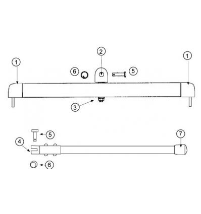 Barre accpl renf t2 large cplte