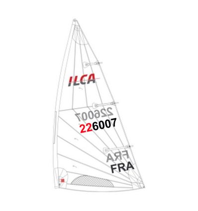 Voile ILCA® 7 standard avec numéros