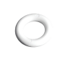 ANNEAU DE VOILE NYLON 18mm BLANC
