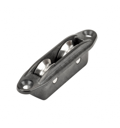 POULIE 20mm DOUBLE PASSE-PONT ALLENITE FORTE CHARGE