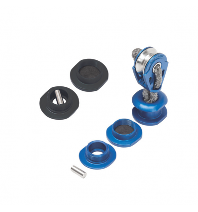 PAD TII 16mm OD - Profondeur 10-12mm ANODISÉ NOIR