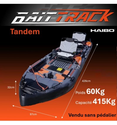 Kayak de pêche gonflable AiRfisher 360 STEPPER