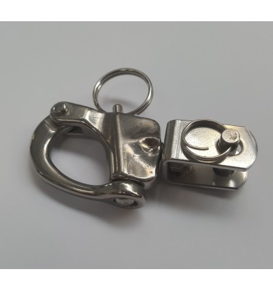 Mousqueton inox a chape