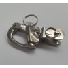 Mousqueton inox a chape