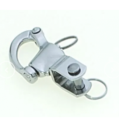 Mousqueton inox a chape